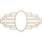 Ekena Millwork Elizabeth Wood Fretwork Pierced Ceiling Medallion, Alder, 26"W x 13"H x 7 1/8"IW x 12 3/8"IH x 3/8"T CMWP26X13X0375EBAL - alternate 1